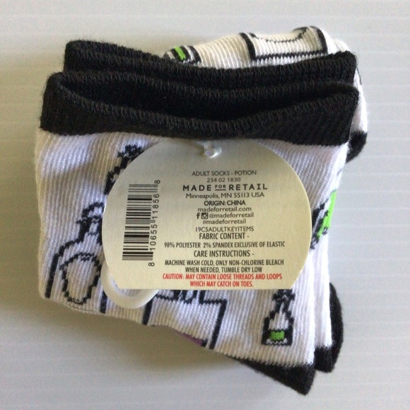 Halloween Potion Socks - Size 9-11 - Picture 4 of 4